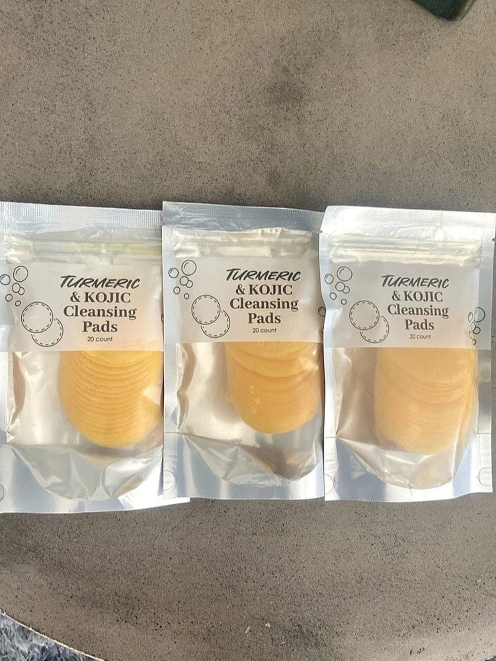 MIAOTUONG TURMERIC & KOJIC Cleansing Pads 60 Count Cleansing Pads NWT